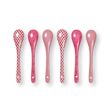 Pip Studio Oriental Flower Festival Set of 6 Teaspoons - Pink